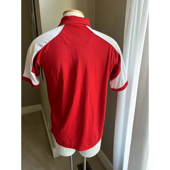 Antiqua Nebraska Cornhuskers red polo size Large - Picture 3 of 4